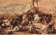 Francesco Hayez Der siebente Kreuzzug gegen Jerusalem oil painting